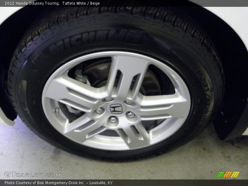 Taffeta White / Beige 2012 Honda Odyssey Touring