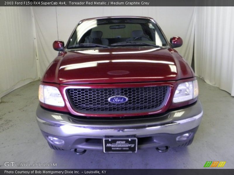 Toreador Red Metallic / Medium Graphite Grey 2003 Ford F150 FX4 SuperCab 4x4