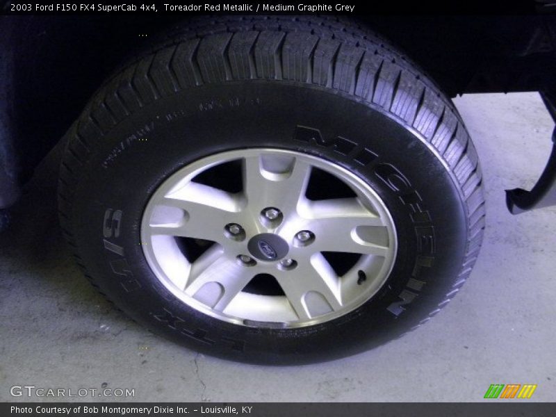 Toreador Red Metallic / Medium Graphite Grey 2003 Ford F150 FX4 SuperCab 4x4
