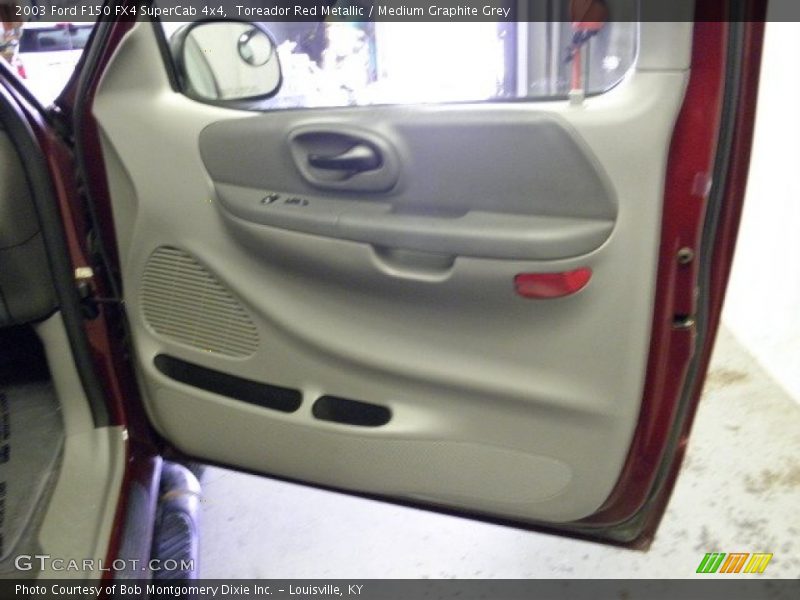Toreador Red Metallic / Medium Graphite Grey 2003 Ford F150 FX4 SuperCab 4x4