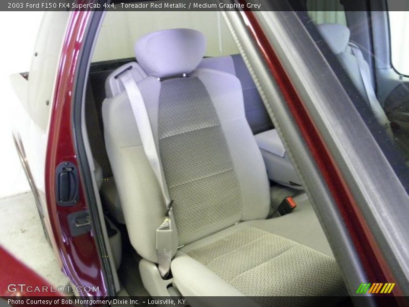 Toreador Red Metallic / Medium Graphite Grey 2003 Ford F150 FX4 SuperCab 4x4