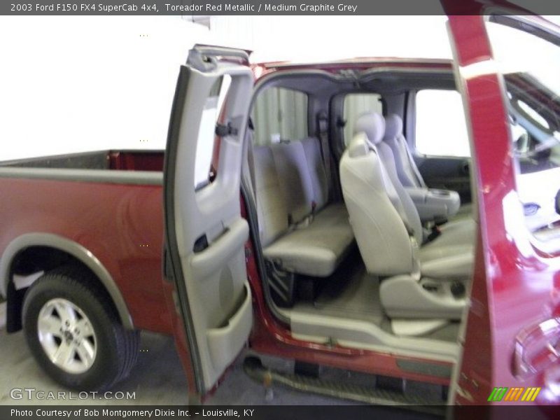 Toreador Red Metallic / Medium Graphite Grey 2003 Ford F150 FX4 SuperCab 4x4