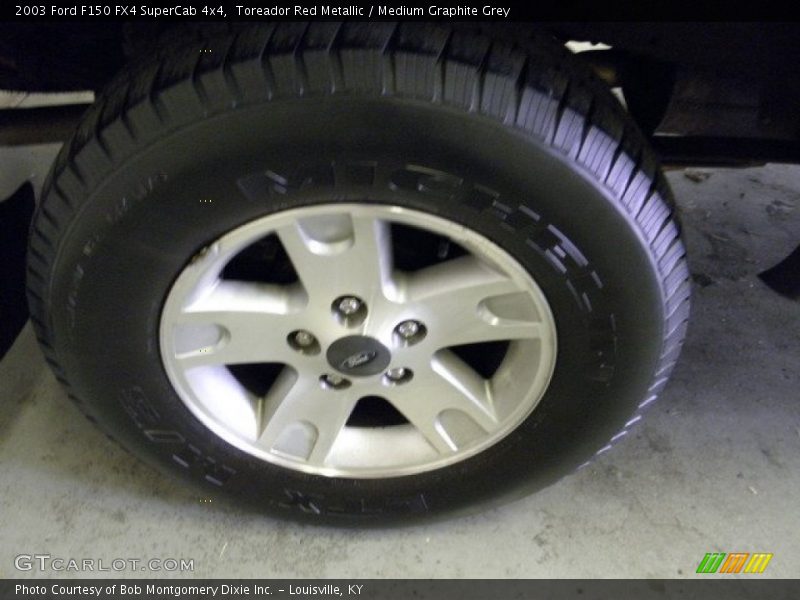 Toreador Red Metallic / Medium Graphite Grey 2003 Ford F150 FX4 SuperCab 4x4