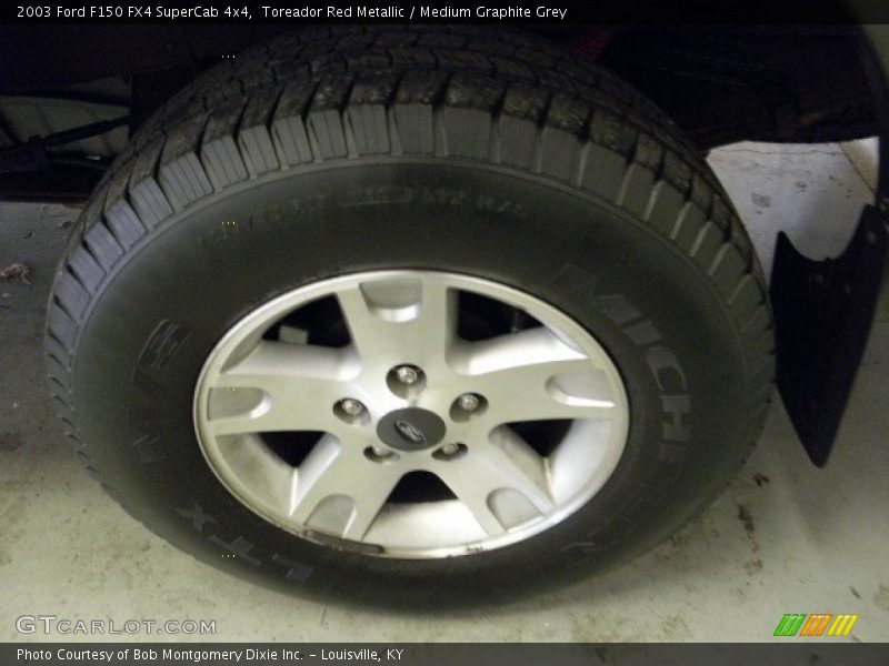 Toreador Red Metallic / Medium Graphite Grey 2003 Ford F150 FX4 SuperCab 4x4