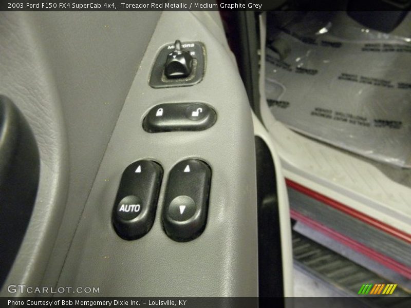 Toreador Red Metallic / Medium Graphite Grey 2003 Ford F150 FX4 SuperCab 4x4