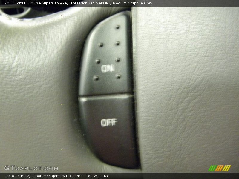Toreador Red Metallic / Medium Graphite Grey 2003 Ford F150 FX4 SuperCab 4x4