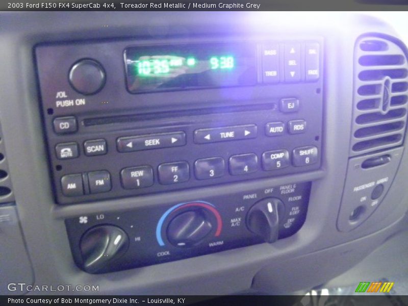 Toreador Red Metallic / Medium Graphite Grey 2003 Ford F150 FX4 SuperCab 4x4