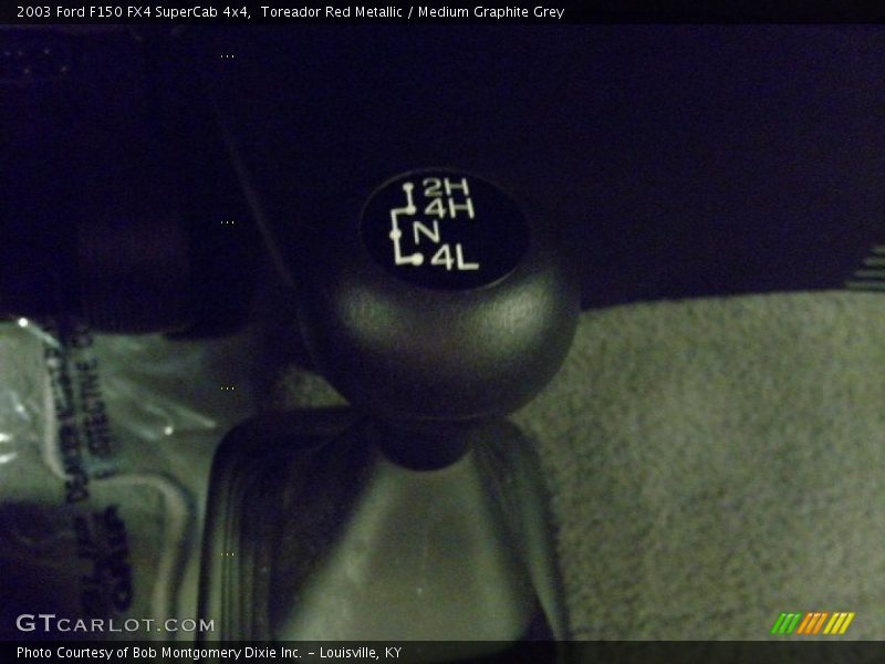 Toreador Red Metallic / Medium Graphite Grey 2003 Ford F150 FX4 SuperCab 4x4
