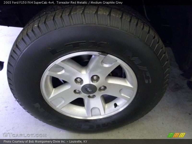 Toreador Red Metallic / Medium Graphite Grey 2003 Ford F150 FX4 SuperCab 4x4