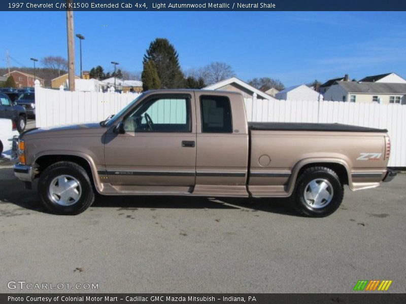 Light Autumnwood Metallic / Neutral Shale 1997 Chevrolet C/K K1500 Extended Cab 4x4