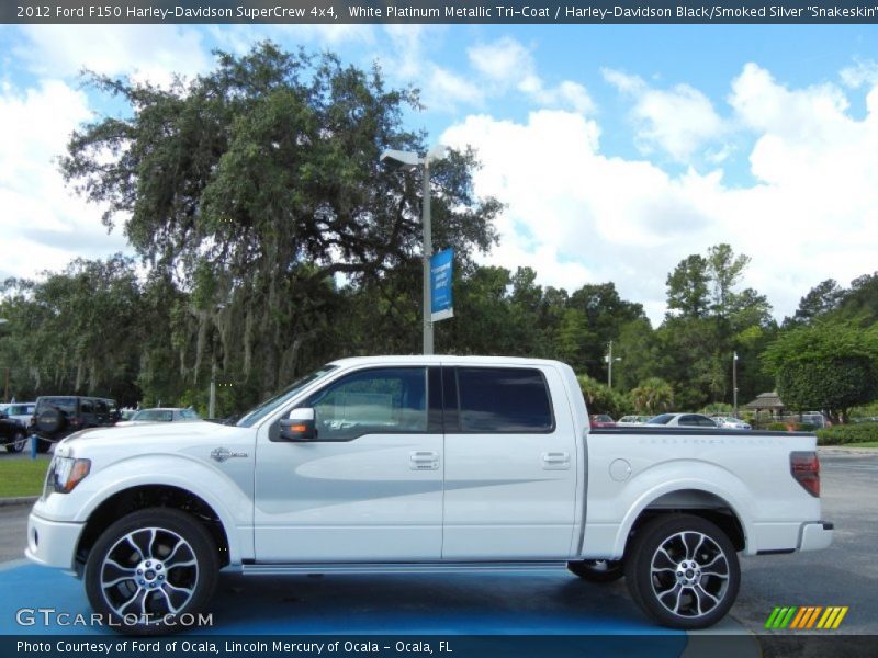  2012 F150 Harley-Davidson SuperCrew 4x4 White Platinum Metallic Tri-Coat