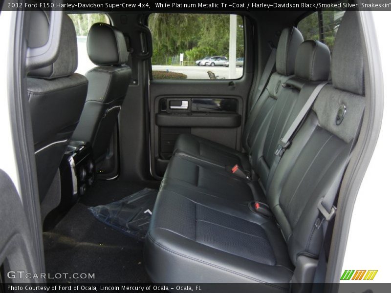 Rear Seat of 2012 F150 Harley-Davidson SuperCrew 4x4