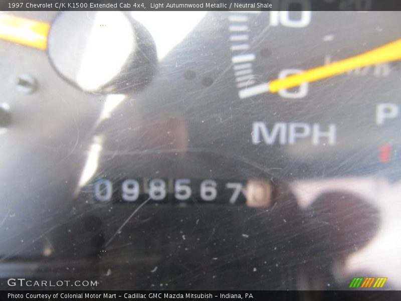Light Autumnwood Metallic / Neutral Shale 1997 Chevrolet C/K K1500 Extended Cab 4x4
