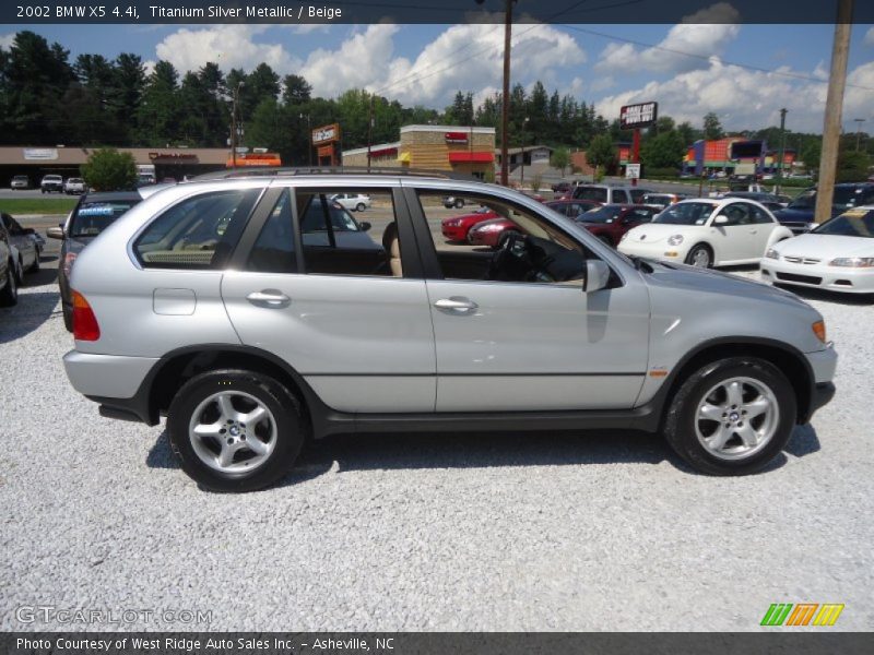 Titanium Silver Metallic / Beige 2002 BMW X5 4.4i