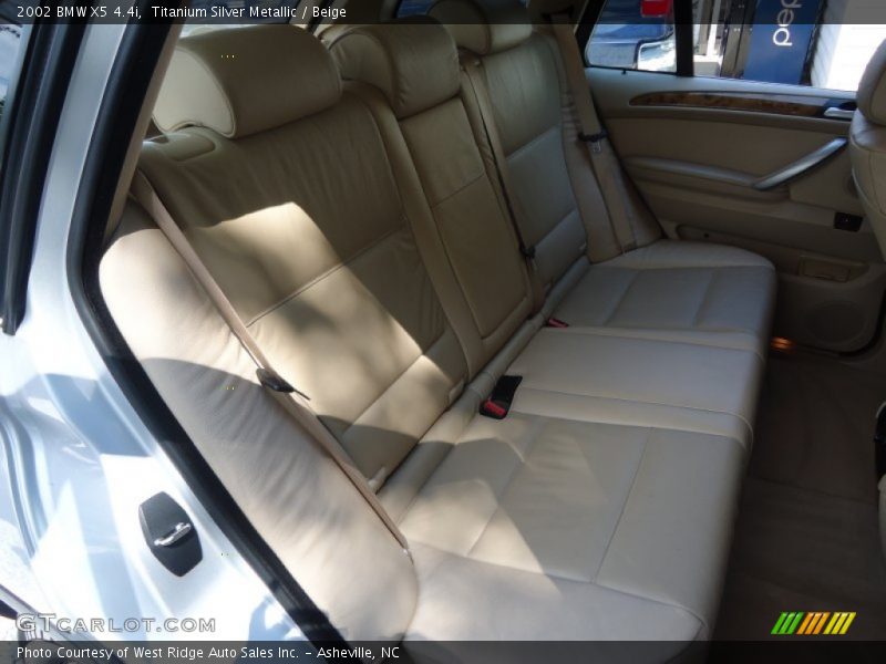 Titanium Silver Metallic / Beige 2002 BMW X5 4.4i