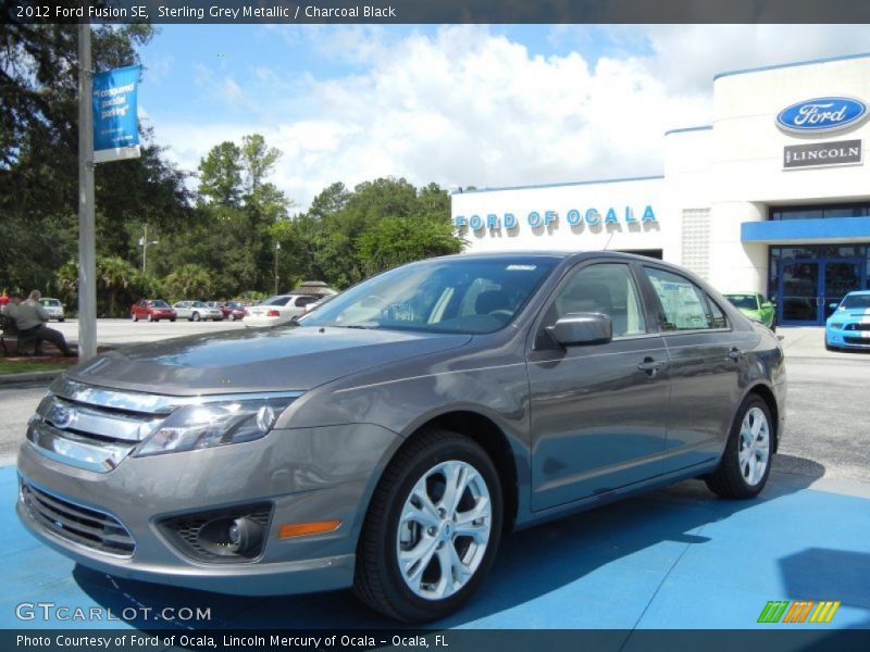 Sterling Grey Metallic / Charcoal Black 2012 Ford Fusion SE