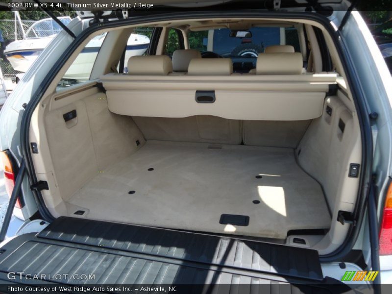 Titanium Silver Metallic / Beige 2002 BMW X5 4.4i