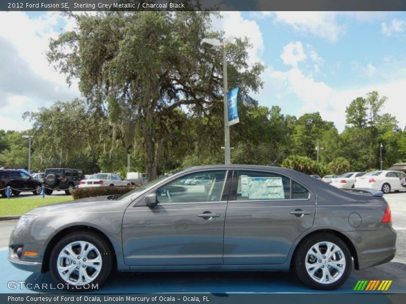 Sterling Grey Metallic / Charcoal Black 2012 Ford Fusion SE