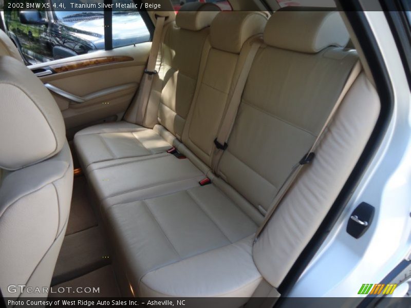 Titanium Silver Metallic / Beige 2002 BMW X5 4.4i