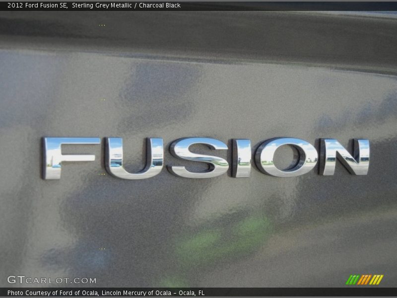 Sterling Grey Metallic / Charcoal Black 2012 Ford Fusion SE