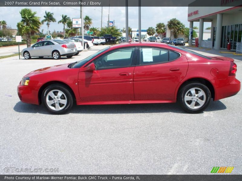 Crimson Red / Ebony 2007 Pontiac Grand Prix Sedan