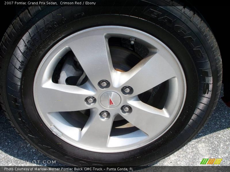 Crimson Red / Ebony 2007 Pontiac Grand Prix Sedan