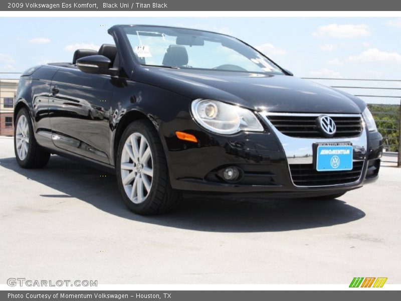 Black Uni / Titan Black 2009 Volkswagen Eos Komfort