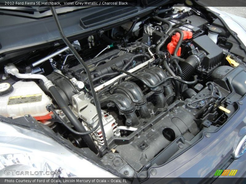 Violet Grey Metallic / Charcoal Black 2012 Ford Fiesta SE Hatchback