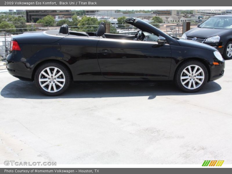 Black Uni / Titan Black 2009 Volkswagen Eos Komfort