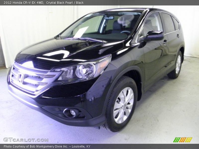 Crystal Black Pearl / Black 2012 Honda CR-V EX 4WD