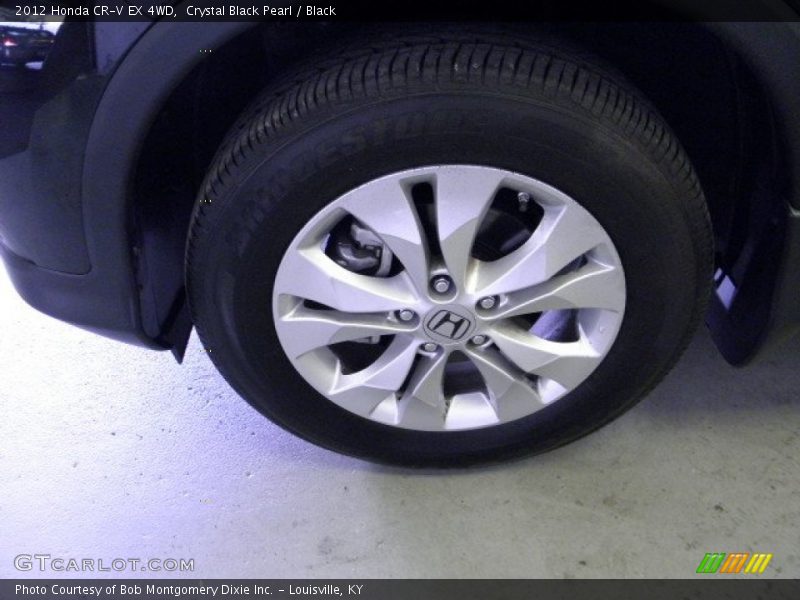 Crystal Black Pearl / Black 2012 Honda CR-V EX 4WD