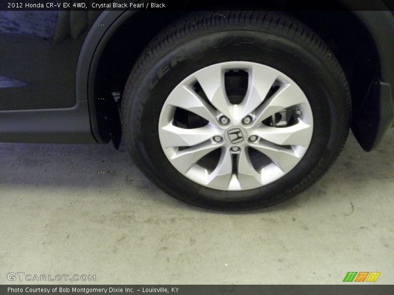 Crystal Black Pearl / Black 2012 Honda CR-V EX 4WD