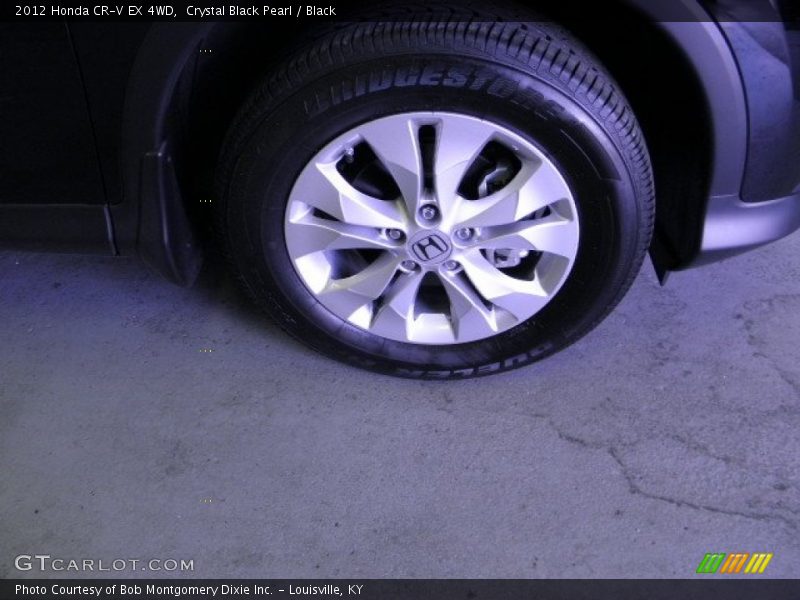 Crystal Black Pearl / Black 2012 Honda CR-V EX 4WD
