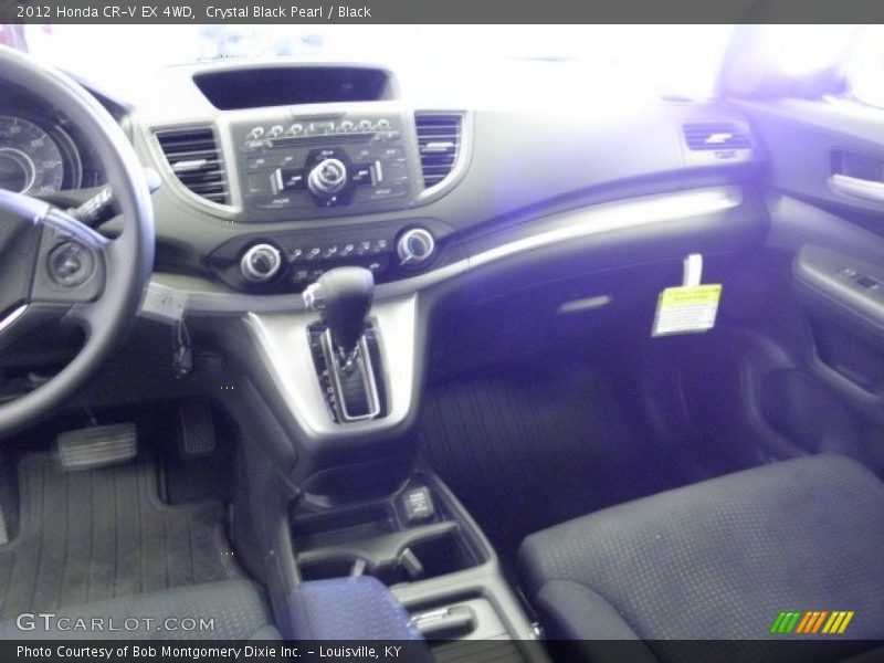 Crystal Black Pearl / Black 2012 Honda CR-V EX 4WD