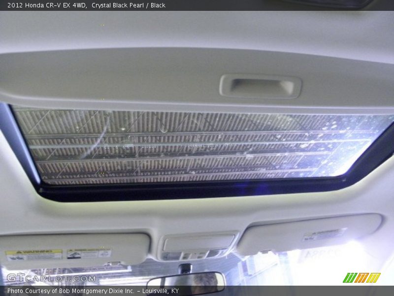 Crystal Black Pearl / Black 2012 Honda CR-V EX 4WD