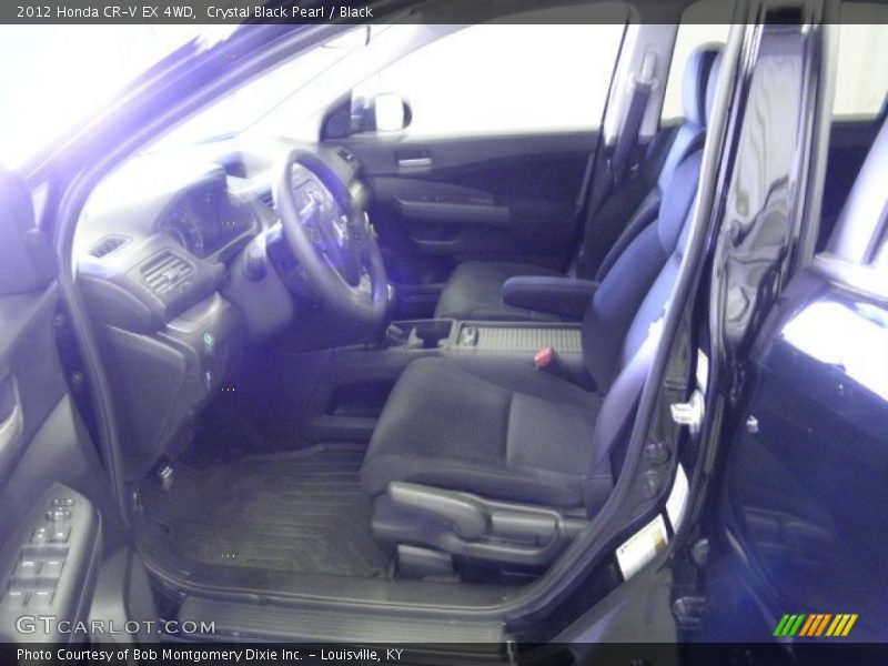 Crystal Black Pearl / Black 2012 Honda CR-V EX 4WD