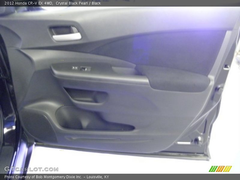 Crystal Black Pearl / Black 2012 Honda CR-V EX 4WD