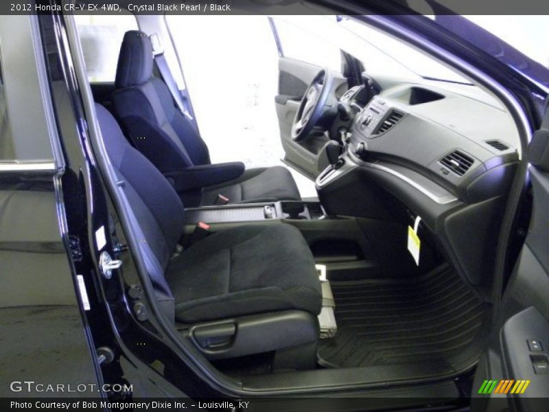 Crystal Black Pearl / Black 2012 Honda CR-V EX 4WD