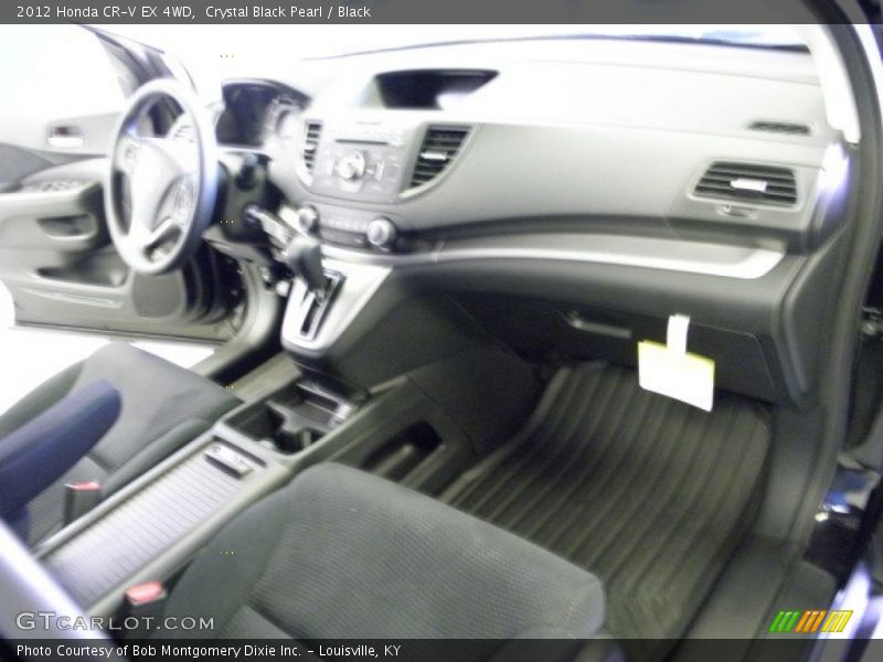 Crystal Black Pearl / Black 2012 Honda CR-V EX 4WD