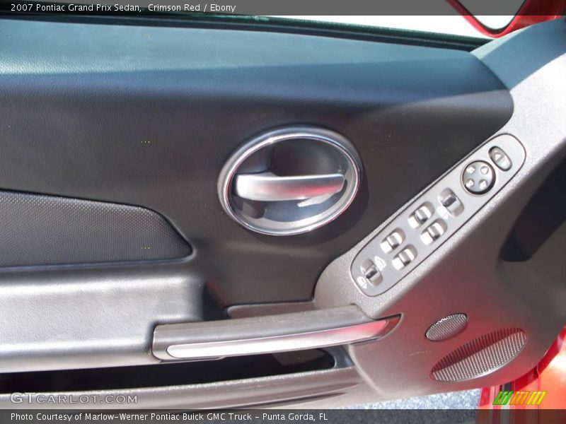 Crimson Red / Ebony 2007 Pontiac Grand Prix Sedan