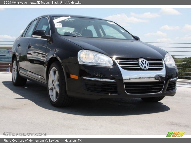 Black Uni / Anthracite 2009 Volkswagen Jetta SE Sedan