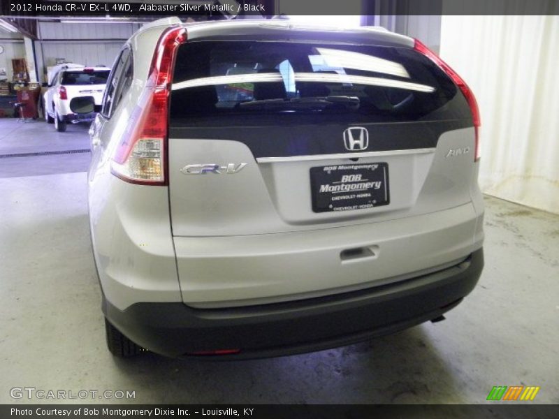 Alabaster Silver Metallic / Black 2012 Honda CR-V EX-L 4WD