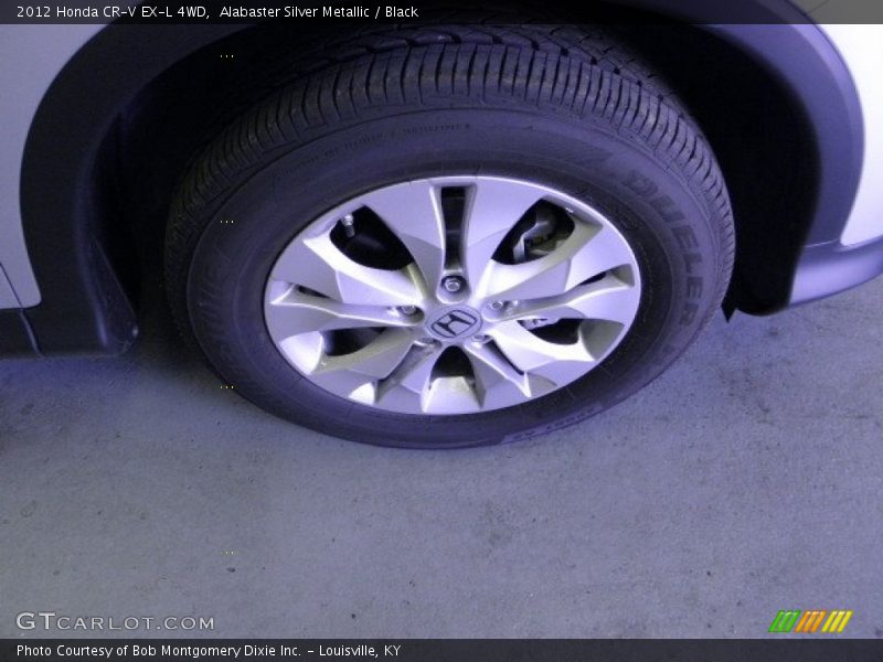 Alabaster Silver Metallic / Black 2012 Honda CR-V EX-L 4WD