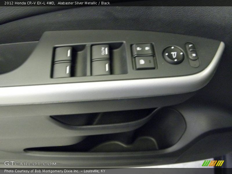 Alabaster Silver Metallic / Black 2012 Honda CR-V EX-L 4WD