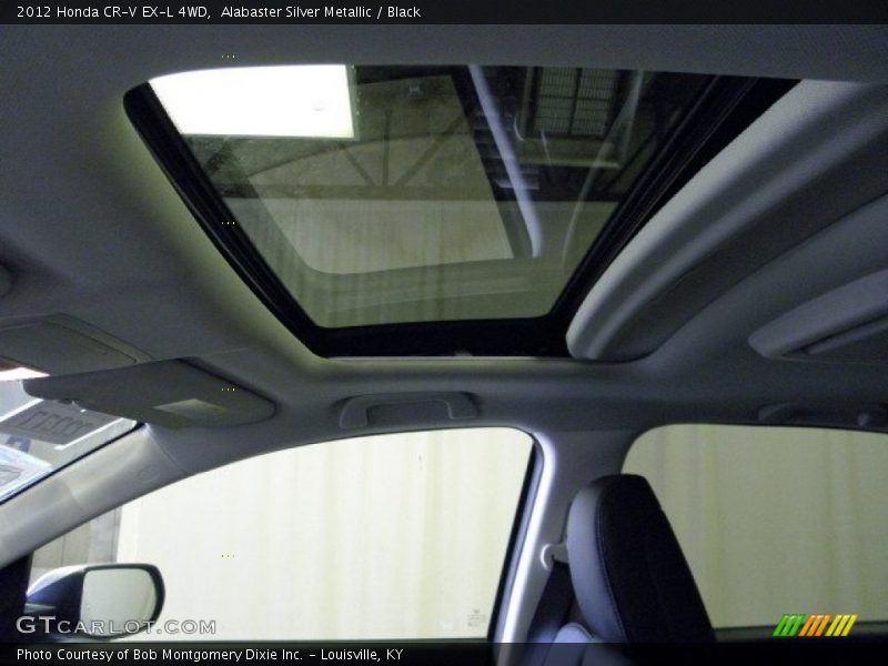Alabaster Silver Metallic / Black 2012 Honda CR-V EX-L 4WD