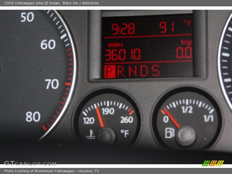 Black Uni / Anthracite 2009 Volkswagen Jetta SE Sedan