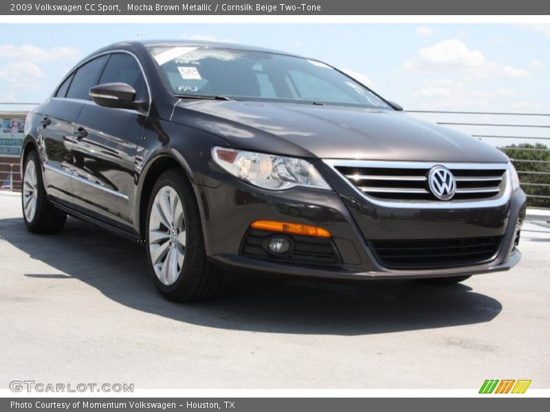 Mocha Brown Metallic / Cornsilk Beige Two-Tone 2009 Volkswagen CC Sport