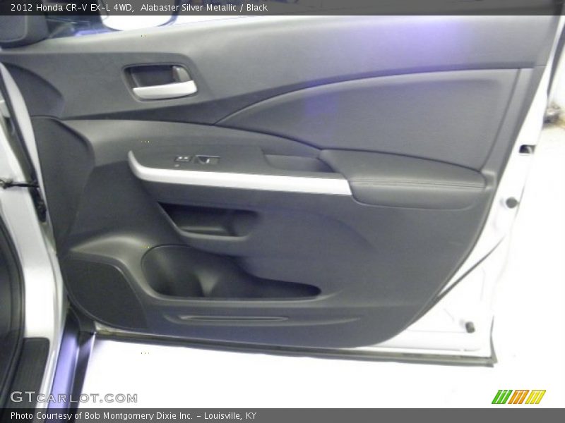 Alabaster Silver Metallic / Black 2012 Honda CR-V EX-L 4WD