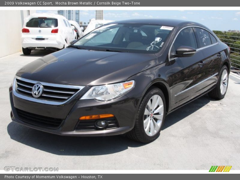Mocha Brown Metallic / Cornsilk Beige Two-Tone 2009 Volkswagen CC Sport