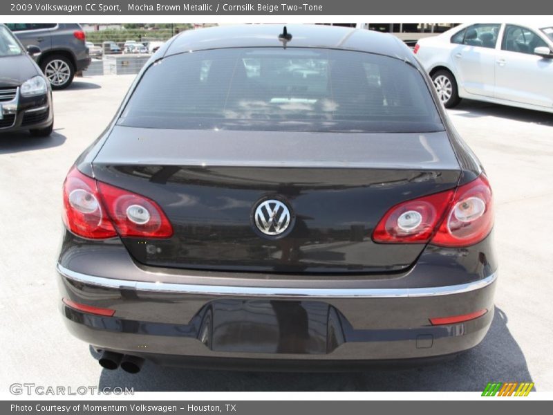 Mocha Brown Metallic / Cornsilk Beige Two-Tone 2009 Volkswagen CC Sport